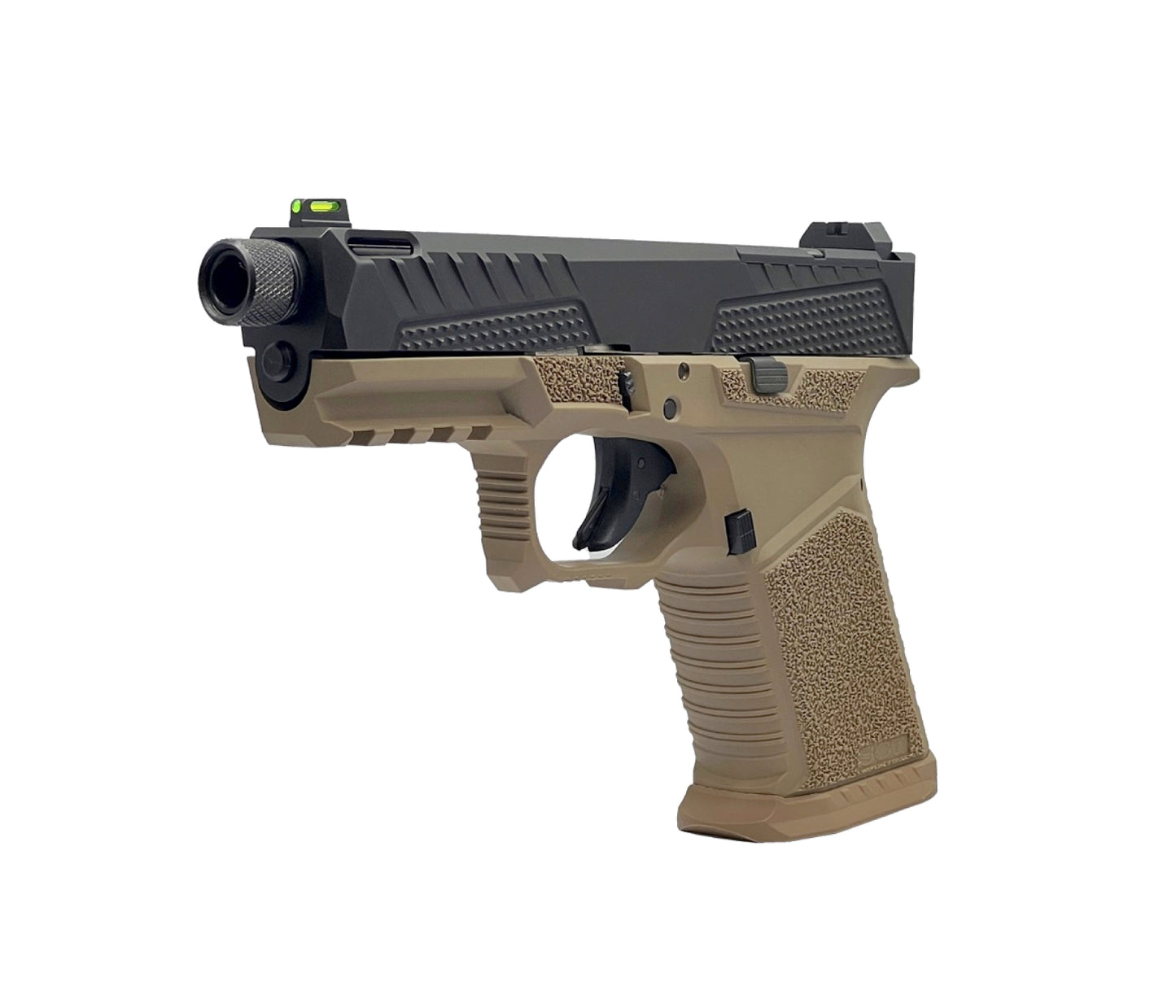 The Coyote 9mm | FDE & Black Vented Slide