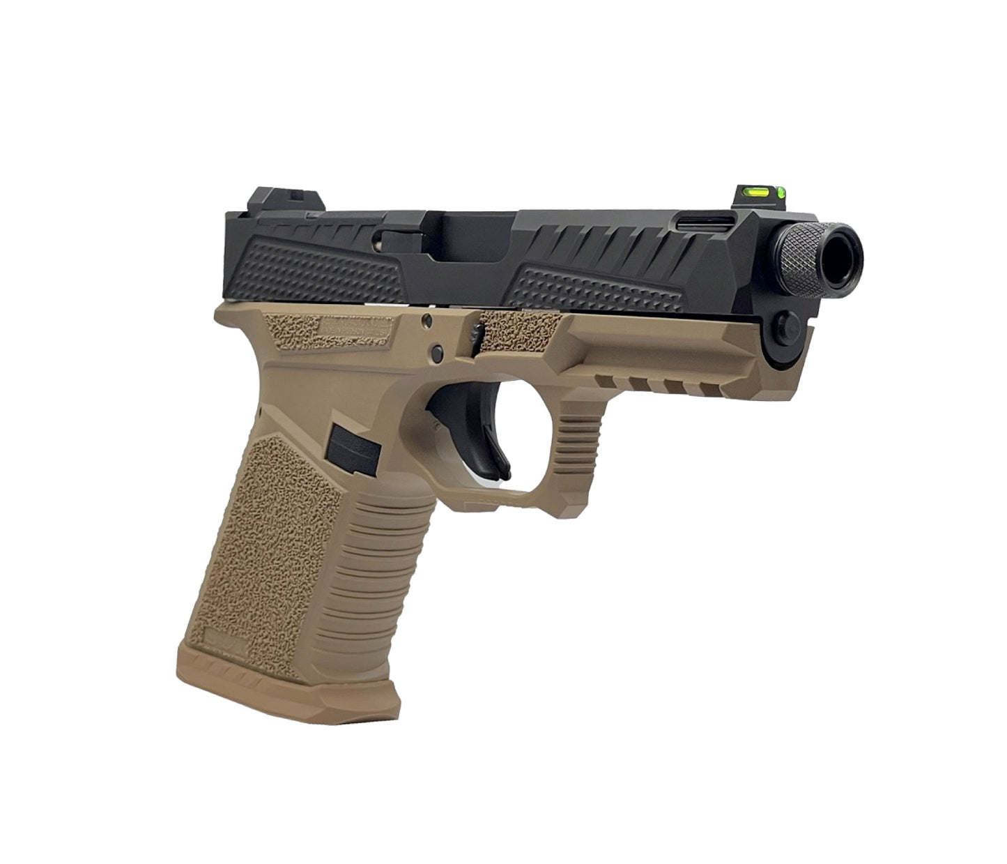 The Coyote 9mm | FDE & Black Vented Slide
