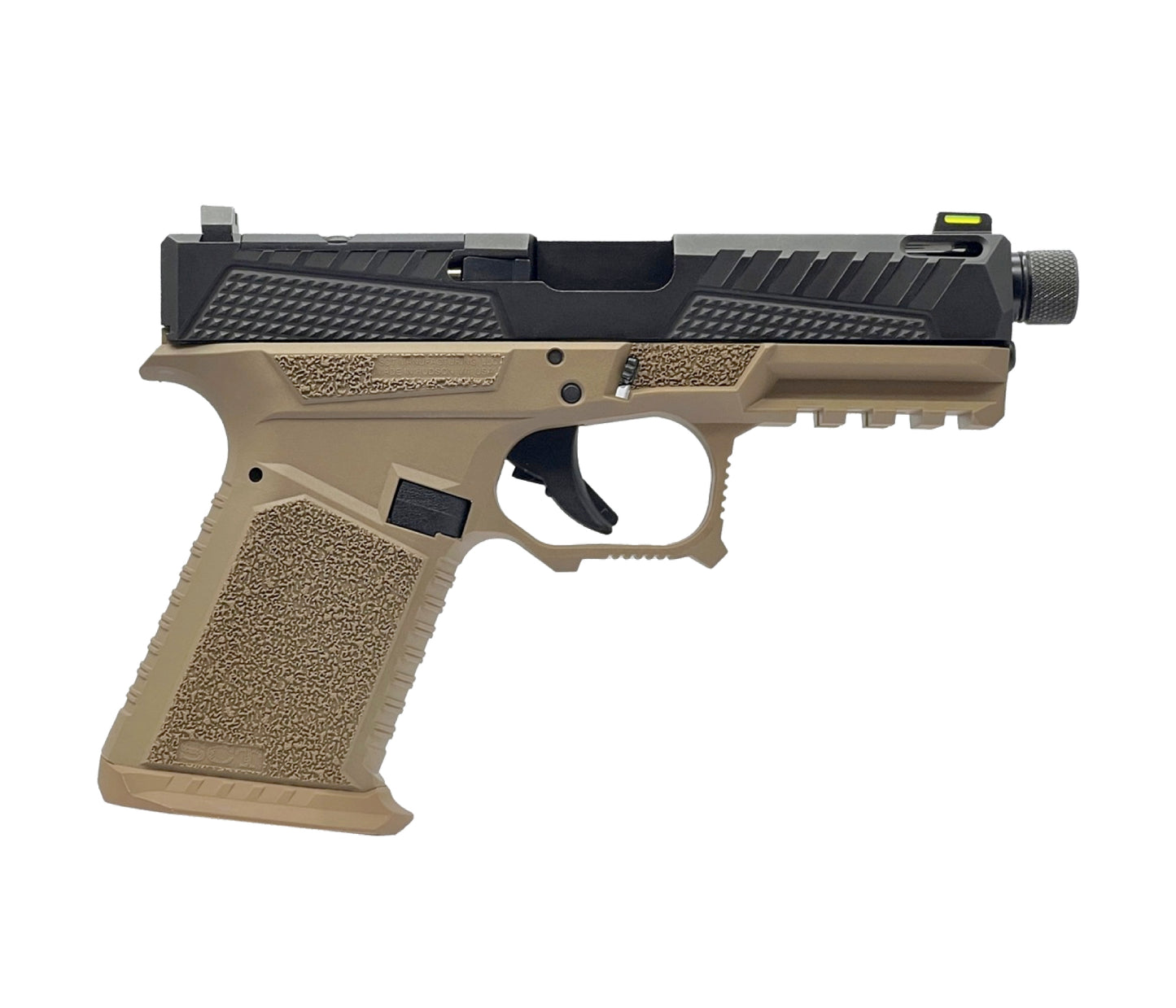 The Coyote 9mm | FDE & Black Vented Slide