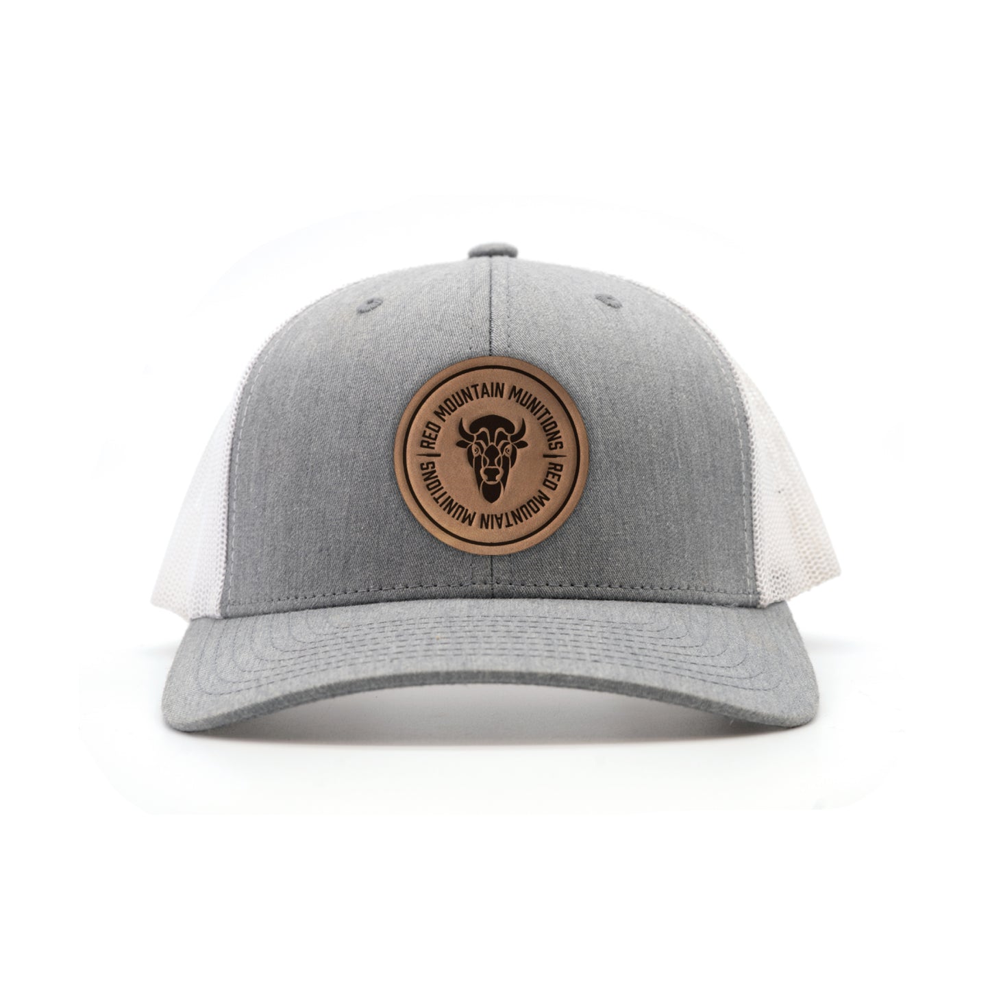 Grey & White Mesh 6-Panel Hat