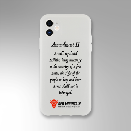 2nd Amendment with Logo - Flexi case for Apple and Samsung phones