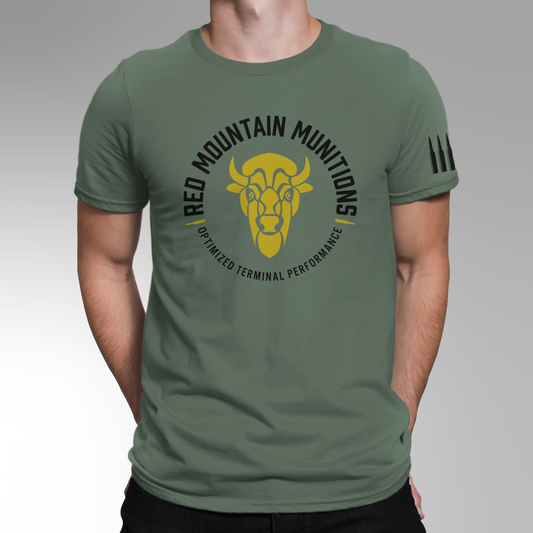 Classic Red Mountain Unisex Crewneck T-shirt
